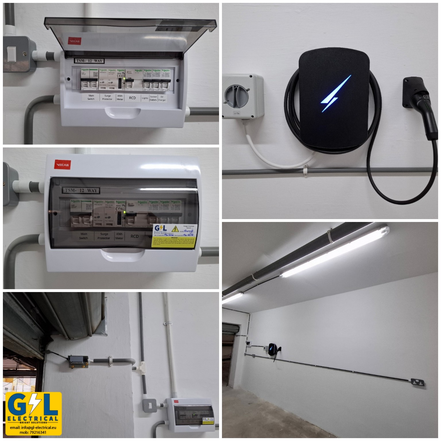 Garage installation and EV charger